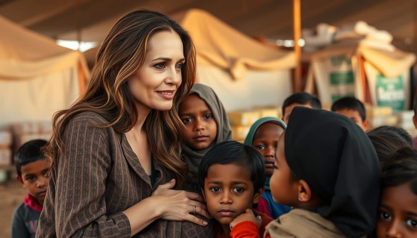 Angelina Jolie's Humanitarian Efforts